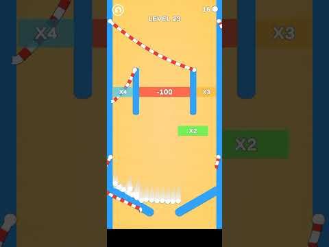 Video guide by Gaming World: Balls and Ropes Level 23 #ballsandropes