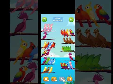 Video guide by RADHE - RADHE G 6543: Bird Sort Puzzle Level 104 #birdsortpuzzle