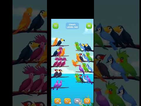 Video guide by RADHE - RADHE G 6543: Bird Sort Puzzle Level 140 #birdsortpuzzle