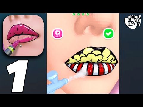 Video guide by MobileGamesDaily: Lip Art 3D Part 1 #lipart3d