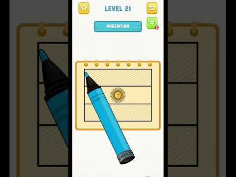 Video guide by Mas Arul Gaming: Flag Painting Puzzle Level 21 #flagpaintingpuzzle