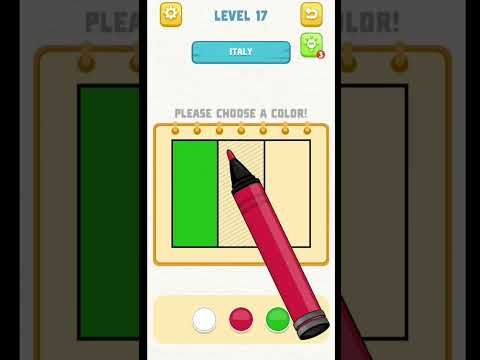 Video guide by Mas Arul Gaming: Flag Painting Puzzle Level 17 #flagpaintingpuzzle