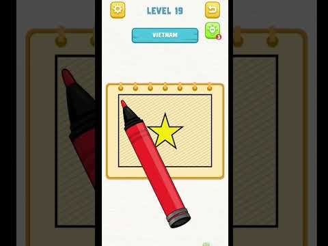 Video guide by Mas Arul Gaming: Flag Painting Puzzle Level 19 #flagpaintingpuzzle