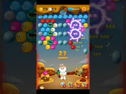 Video guide by 陳聖麟: LINE Bubble 2 Level 1057 #linebubble2