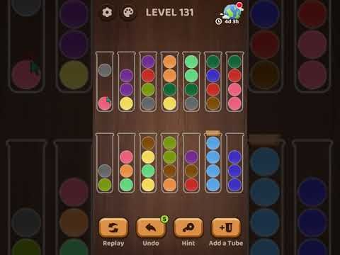 Video guide by Marcela Martinez: Ball Sort Puzzle Level 131 #ballsortpuzzle