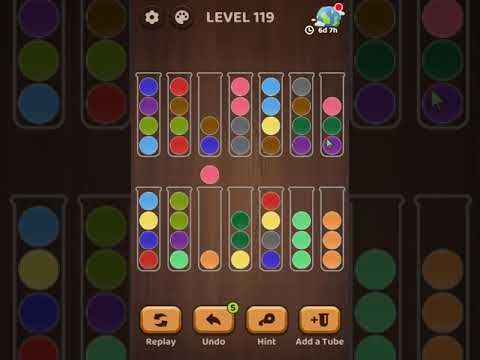 Video guide by Marcela Martinez: Ball Sort Puzzle Level 119 #ballsortpuzzle