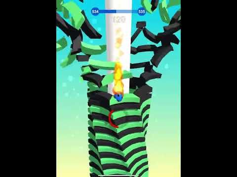 Video guide by Pressplay-MG: Stack Ball 3D Level 534 #stackball3d