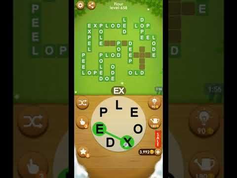 Video guide by ETPC EPIC TIME PASS CHANNEL: Word Farm Cross Level 658 #wordfarmcross