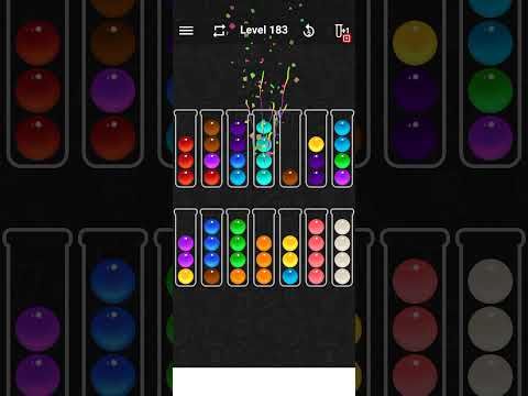 Video guide by Game Help: Ball Sort Color Water Puzzle Level 183 #ballsortcolor