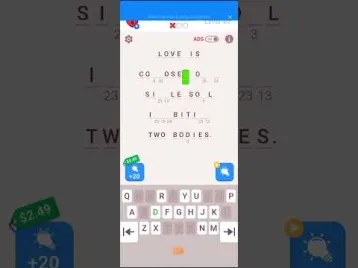 Video guide by The Gamer?: Cryptogram Level 40 #cryptogram