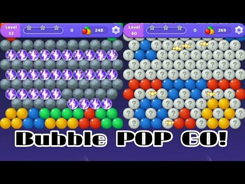 Video guide by Main Games: Bubble POP GO! Level 53 #bubblepopgo