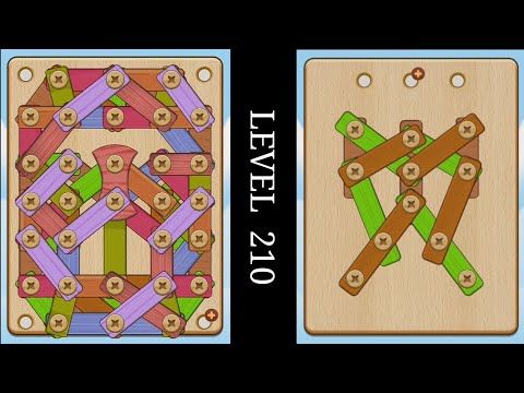 Video guide by DB2 Gaming: Wood Nuts & Bolts Puzzle Level 210 #woodnutsamp