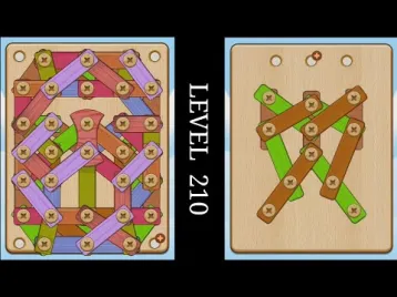 Video guide by DB2 Gaming: Wood Nuts & Bolts Puzzle Level 210 #woodnutsamp