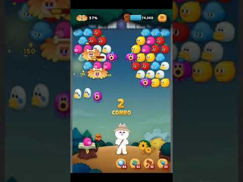Video guide by 陳聖麟: LINE Bubble 2 Level 1296 #linebubble2