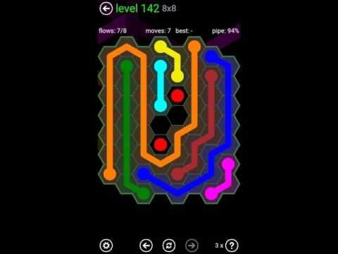 Video guide by Play4Fun: Flow Free: Hexes Level 142 #flowfreehexes