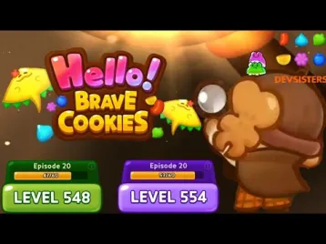 Video guide by Jelly Sapinho: Hello! Brave Cookies Level 548 #hellobravecookies