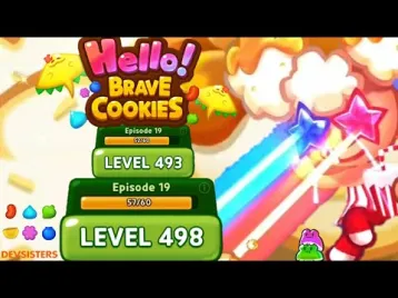 Video guide by Jelly Sapinho: Hello! Brave Cookies Level 493 #hellobravecookies