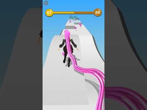 Video guide by Android iOS Game Club: Hair Rush Level 67 #hairrush