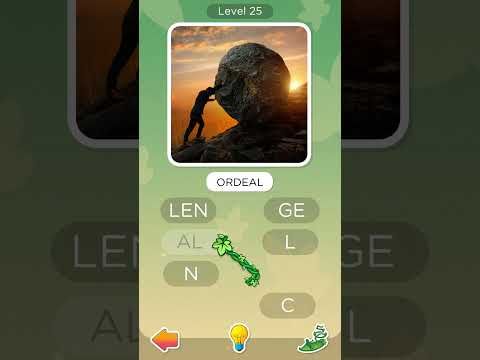 Video guide by RebelYelliex: Word Laces Level 25 #wordlaces
