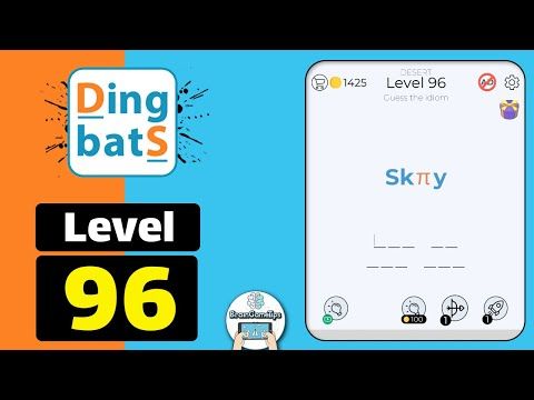 Video guide by BrainGameTips: Dingbats! Level 96 #dingbats