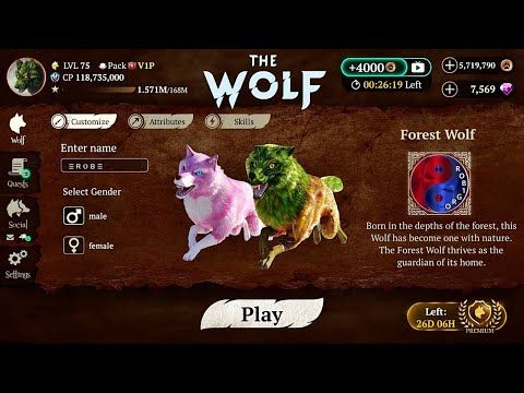 Video guide by ROB1GRO: The Wolf: Online RPG Simulator Level 75 #thewolfonline