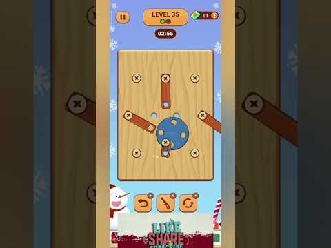 Video guide by Screw Driver Gaming Official Tamil: Wood Nuts & Bolts, Screw Level 35 #woodnutsamp