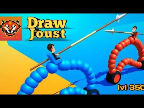 Video guide by WA1KER_ Explore: Draw Joust! Level 350 #drawjoust