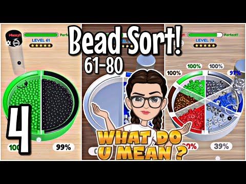 Video guide by YeyisPlay: Bead Sort Part 4 - Level 61 #beadsort