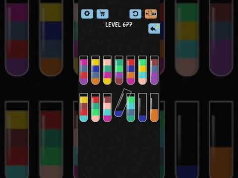 Video guide by HelpingHand: Color Sort! Level 677 #colorsort
