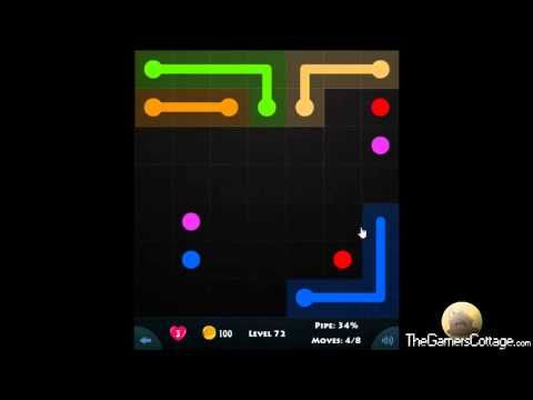 Video guide by TheGamersCottage - Archives: Flow Game  - Level 72 #flowgame