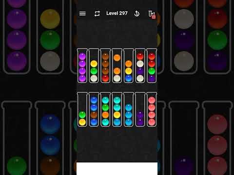 Video guide by Game Help: Ball Sort Color Water Puzzle Level 297 #ballsortcolor