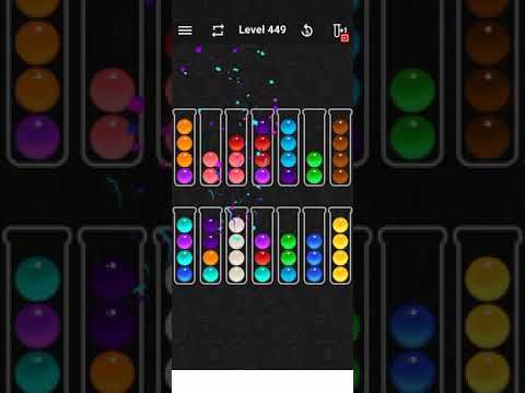 Video guide by Game Help: Ball Sort Color Water Puzzle Level 449 #ballsortcolor