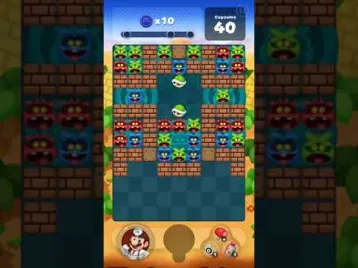Video guide by icaros: Dr. Mario World  - Level 75 #drmarioworld