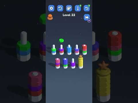 Video guide by Total Puzzle Games TPG: Nuts And Bolts Sort Level 22 #nutsandbolts