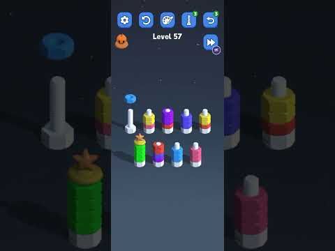 Video guide by Total Puzzle Games TPG: Nuts And Bolts Sort Level 57 #nutsandbolts