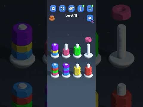Video guide by Total Puzzle Games TPG: Nuts And Bolts Sort Level 18 #nutsandbolts