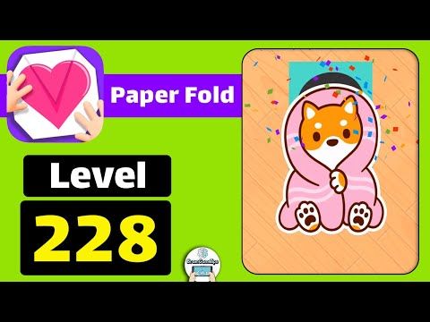 Video guide by BrainGameTips: Fold Level 228 #fold