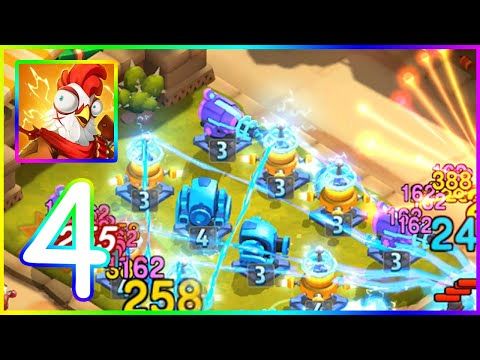 Video guide by Zerw Gameplay: Rooster Defense Part 4 #roosterdefense