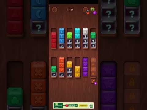 Video guide by Gamer Hk: Colorwood Sort Puzzle Game Level 54 #colorwoodsortpuzzle