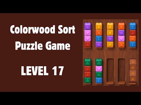 Video guide by AliGames: Colorwood Sort Puzzle Game Level 17 #colorwoodsortpuzzle