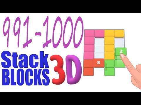 Video guide by Cat Shabo: Stack Blocks 3D Level 991 #stackblocks3d