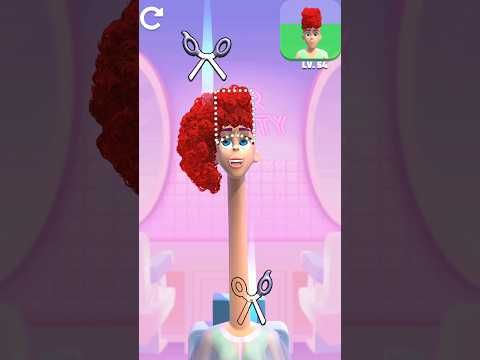 Video guide by Tomland Games: Haircut 3D! Level 54 #haircut3d