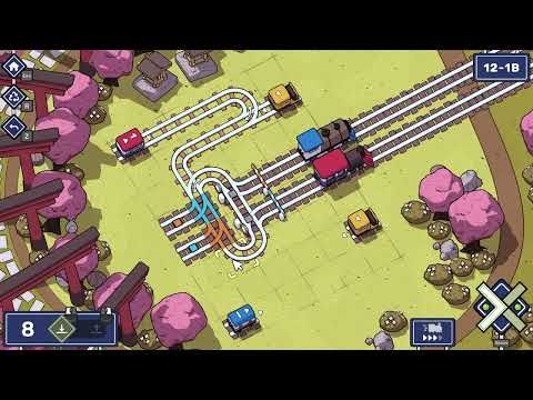 Video guide by GameStockFootage: Railbound Level 121 #railbound