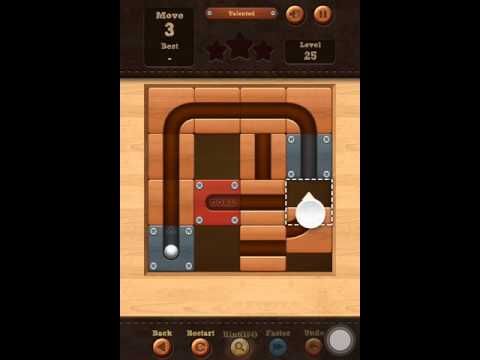 Video guide by iplaygames: Roll the Ball: slide puzzle Level 25 #rolltheball