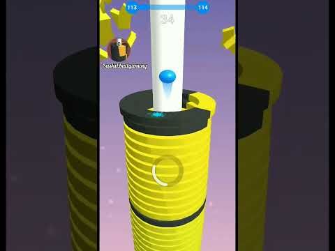Video guide by Sushil.ballgaming: Happy Stack Ball Level 113 #happystackball