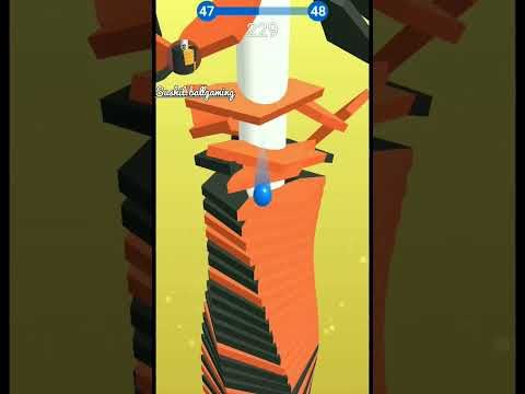 Video guide by Sushil.ballgaming: Happy Stack Ball Level 47 #happystackball