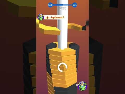 Video guide by μJn. Jayshwant P: Happy Stack Ball Level 680 #happystackball