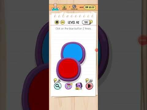 Video guide by Brain test : Tap Blue Level 92 #tapblue