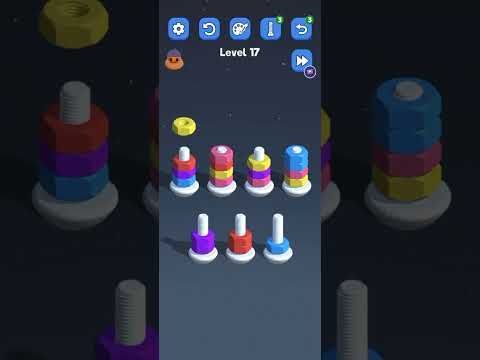 Video guide by Total Puzzle Games TPG: Nuts And Bolts Sort Level 17 #nutsandbolts