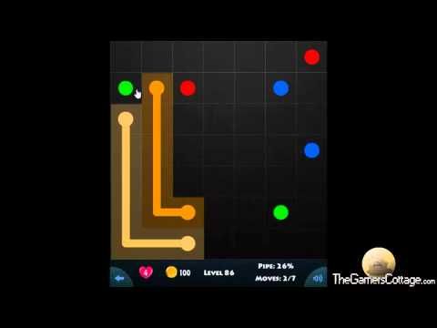 Video guide by TheGamersCottage - Archives: Flow Game  - Level 86 #flowgame